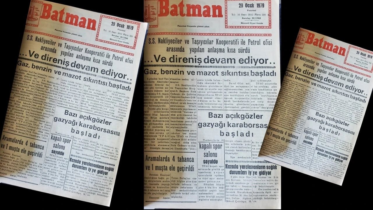 Batman’da 1979 Akaryakıt Krizi ve Direniş