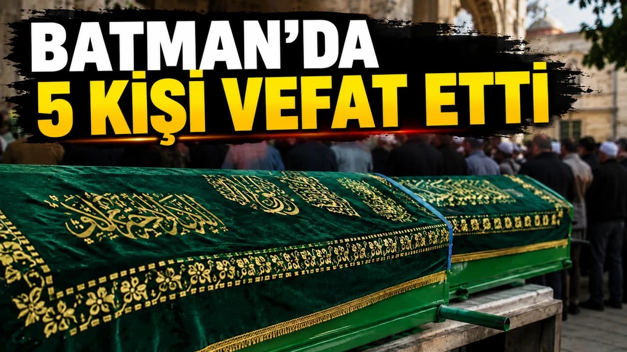 Batman’da Vefat Edenlerin Taziye Bilgileri