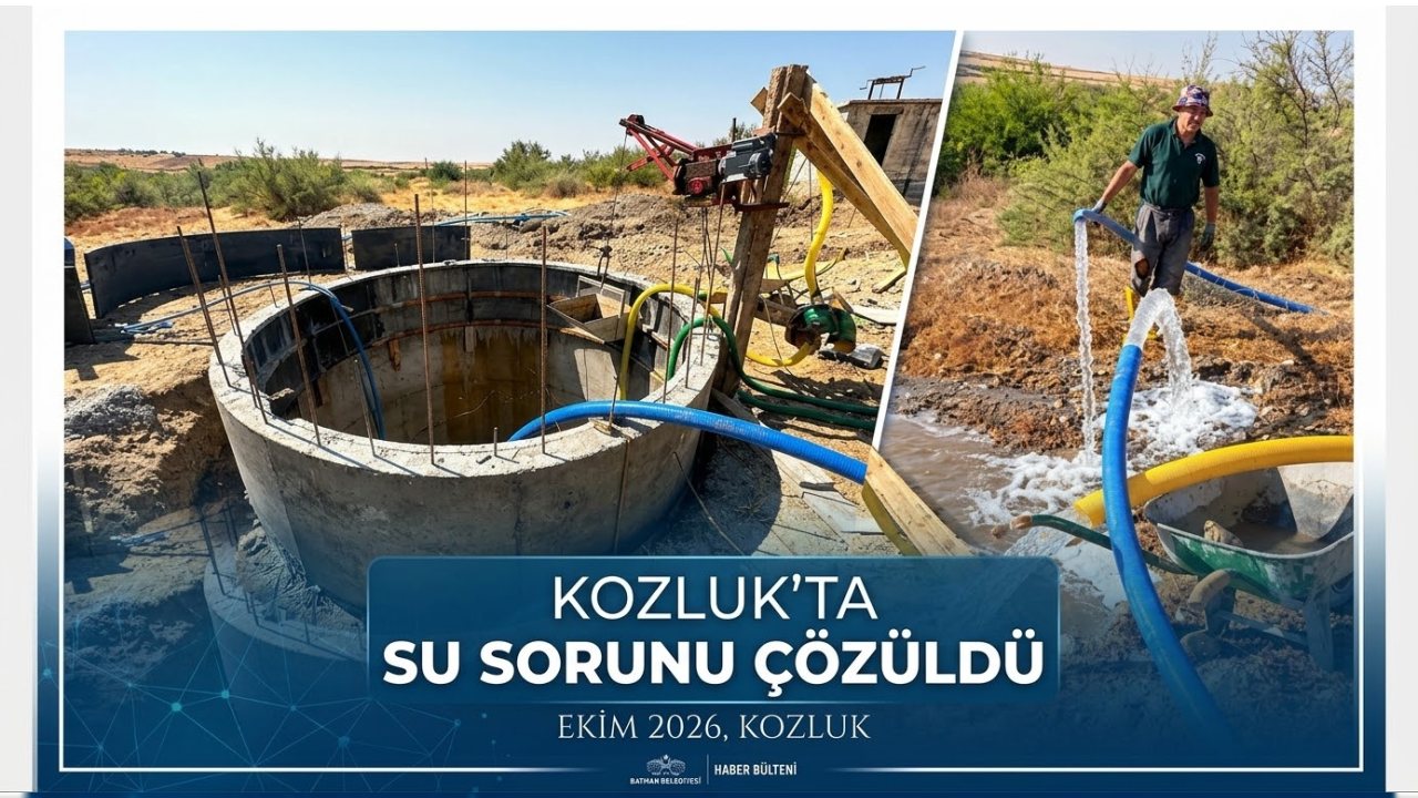 Kozluk’ta İçme Suyu Sorunu Çözüldü