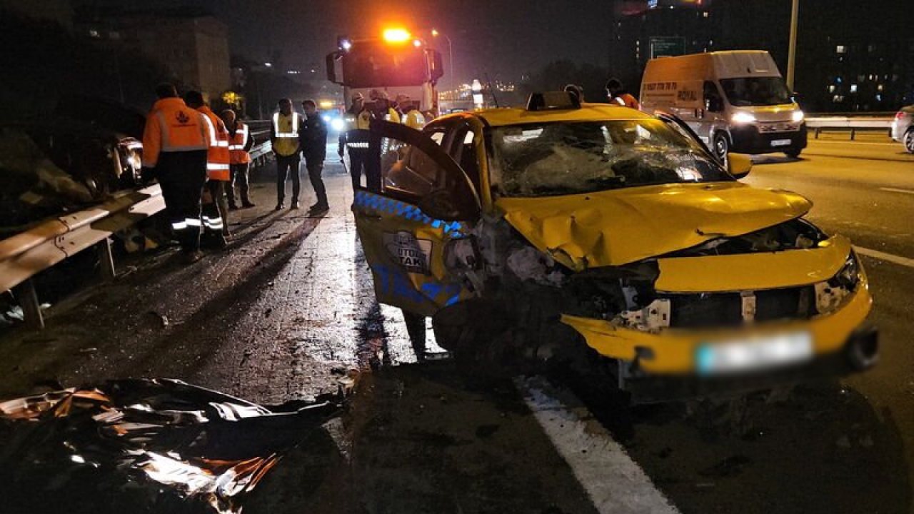 Kağıthane’de Taksiyle Çarpışan Otomobilin Sürücüsü Hayatını Kaybetti