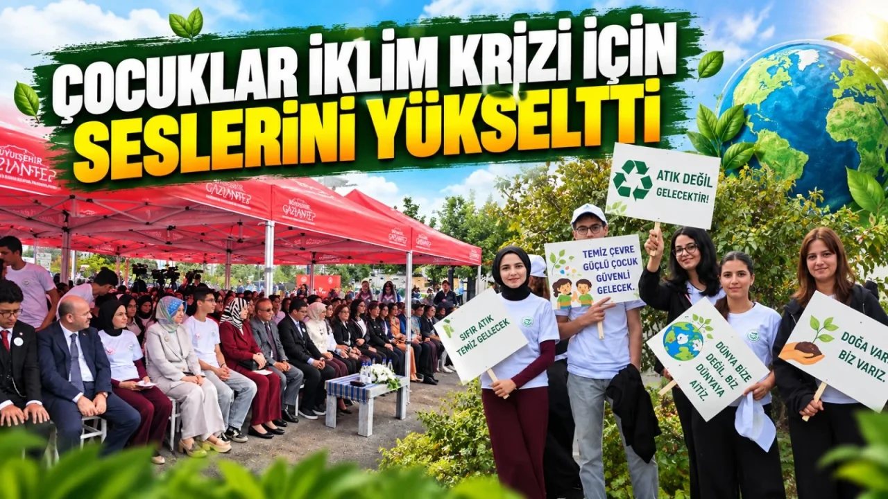 Batmanlı çocuklar iklim krizi için çözüm önerilerini sundu