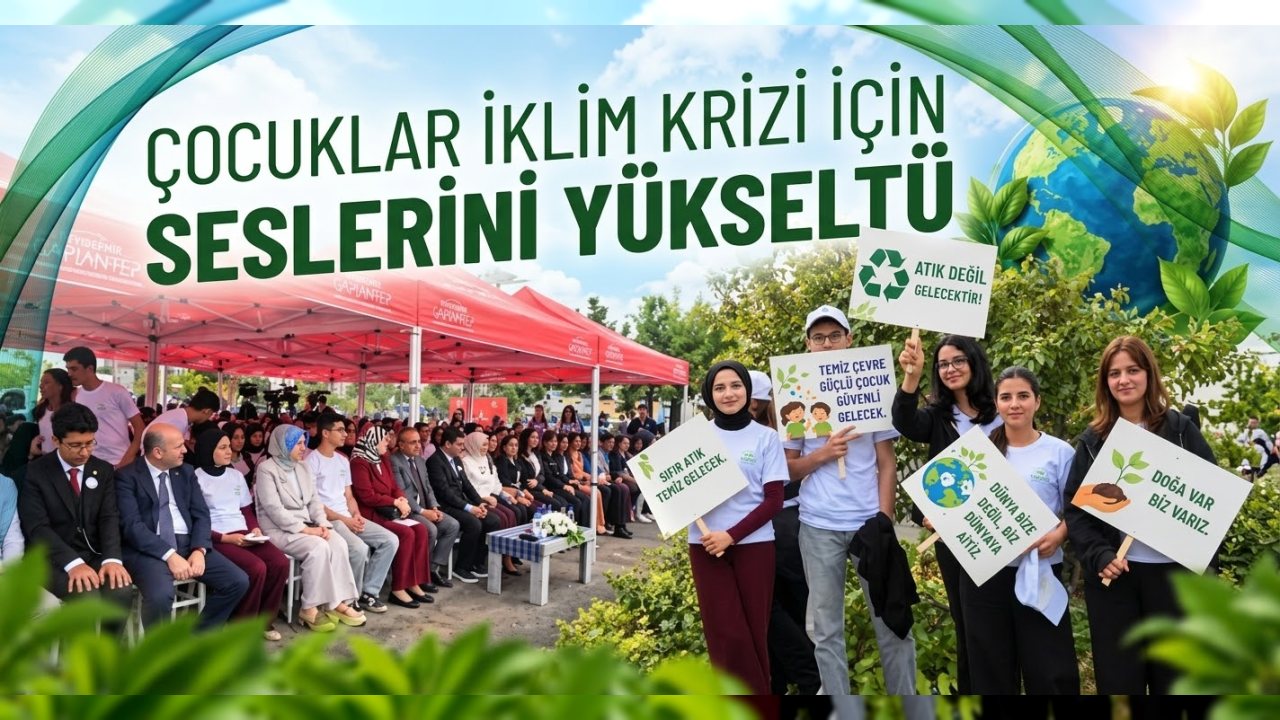 Batmanlı çocuklar iklim krizi için çözüm önerilerini sundu