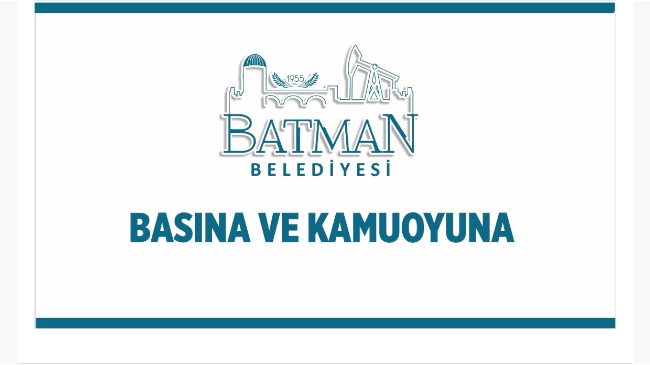 Batman Belediyesi İddialara Belgelerle Yanıt Verdi