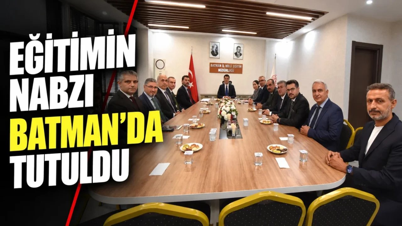 Batman’da Eğitim Faaliyetleri Değerlendirildi