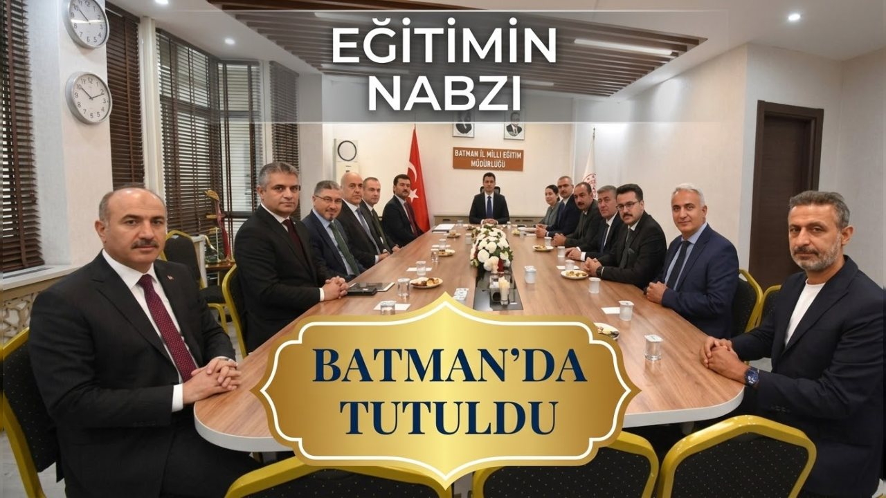 Batman’da Eğitim Faaliyetleri Değerlendirildi