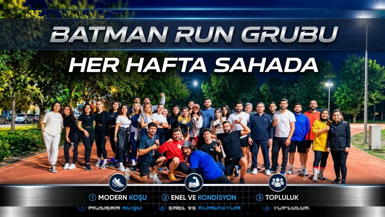 Batman Run Grubu Haftalık Spor Etkinliklerine Devam Ediyor
