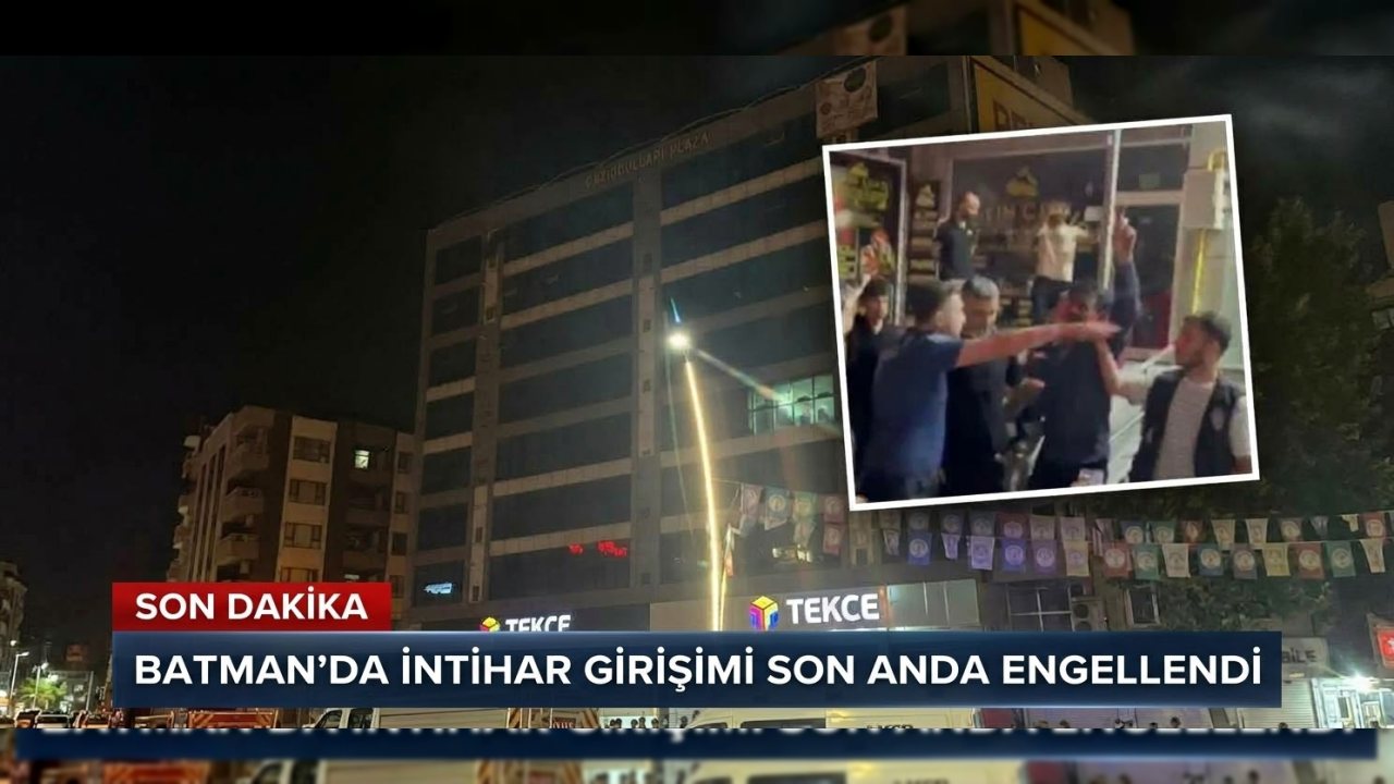 Batman’da intihar girişimi son anda engellendi