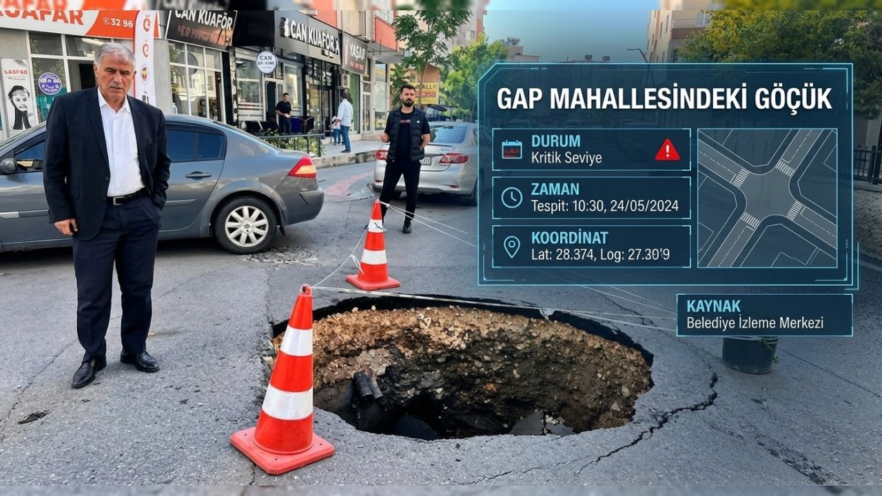 Batman GAP Mahallesi’nde Derin Göçük Tehlikesi