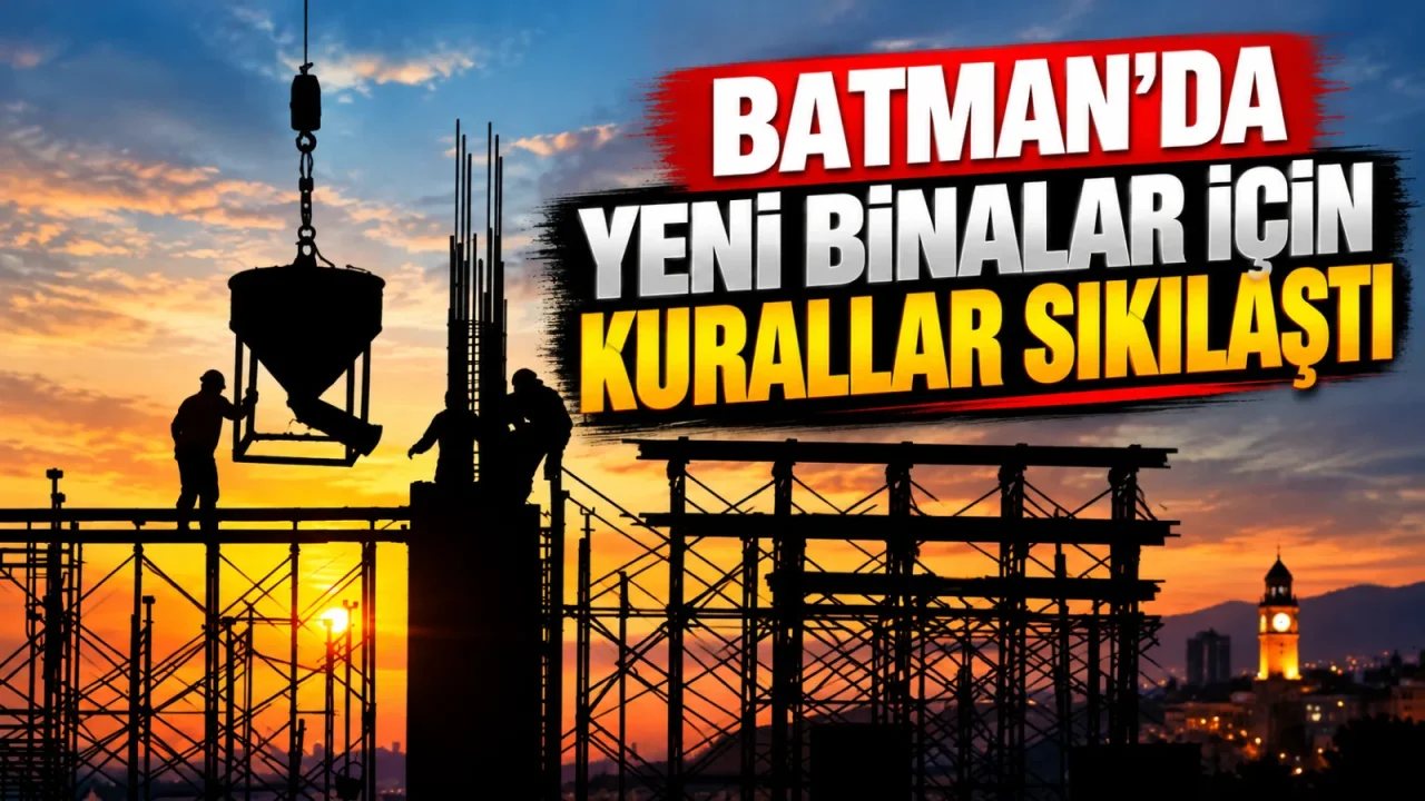Batman’da Yeni Binalar İçin Deprem Güvenliği Kuralları Sertleşti