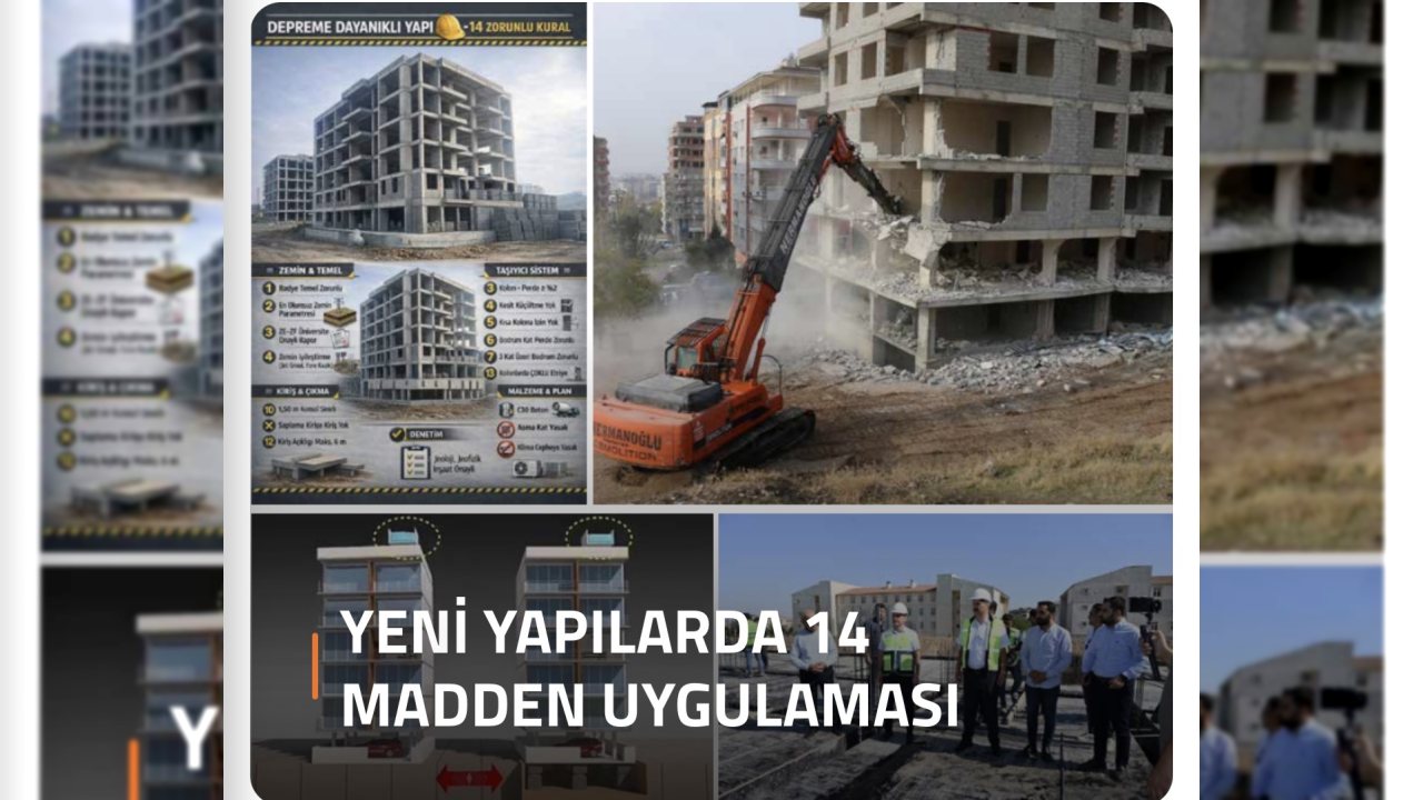 Batman’da Yeni Yapı Güvenliği Kriterleri Belirlendi