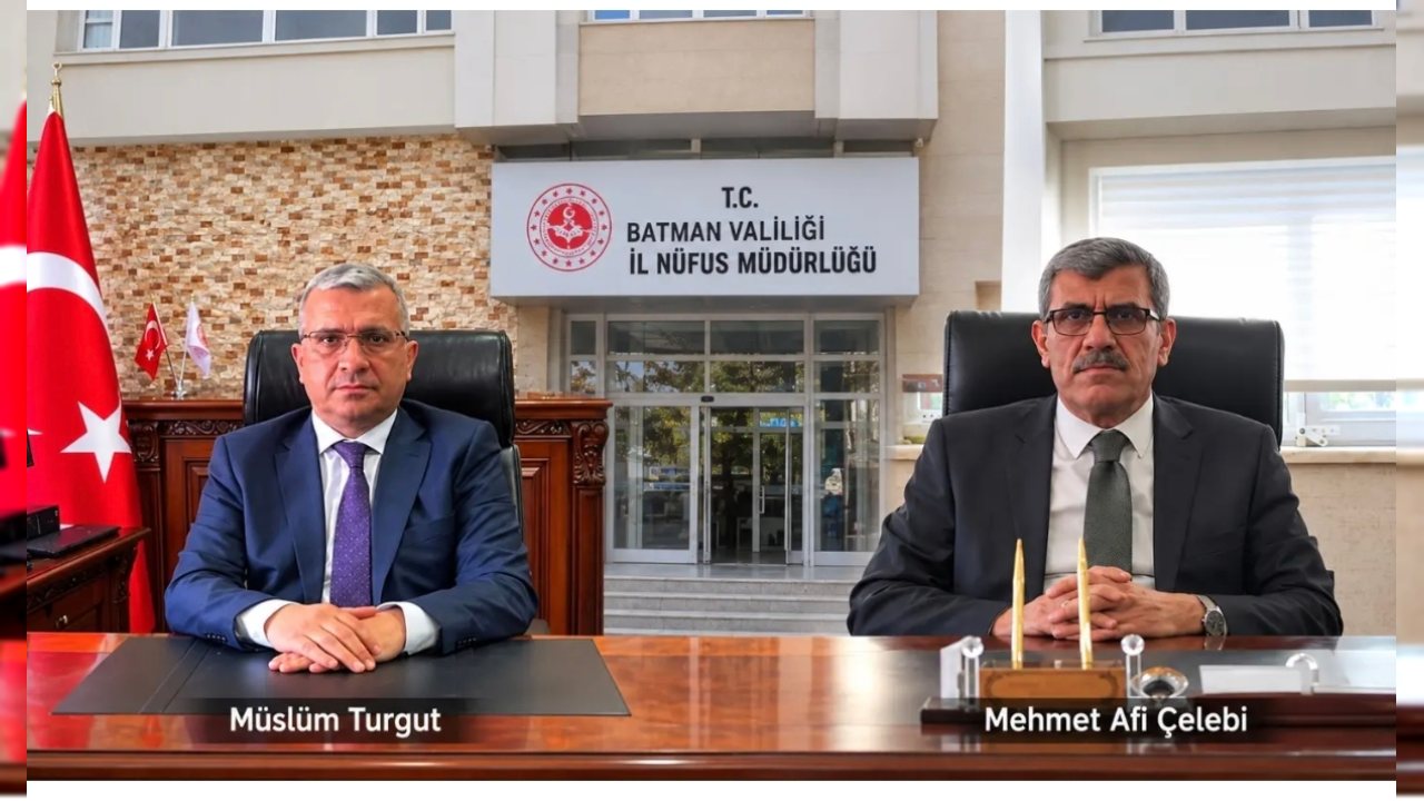 Batman İl Nüfus Müdürü Müslüm Turgut Görevden Alındı