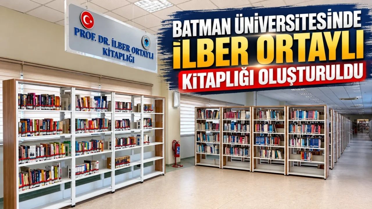 Batman Üniversitesi’nde İlber Ortaylı Kitaplığı Açıldı
