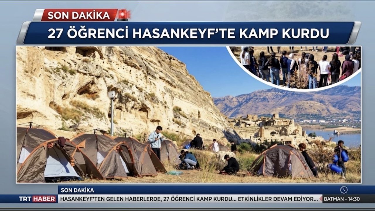Hasankeyf’te Öğrenciler İki Günlük Kamp Düzenledi