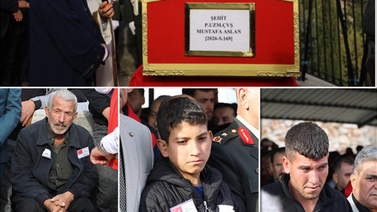 Gaziantep’te Şehit Uzman Çavuş Mustafa Aslan Uğurlandı