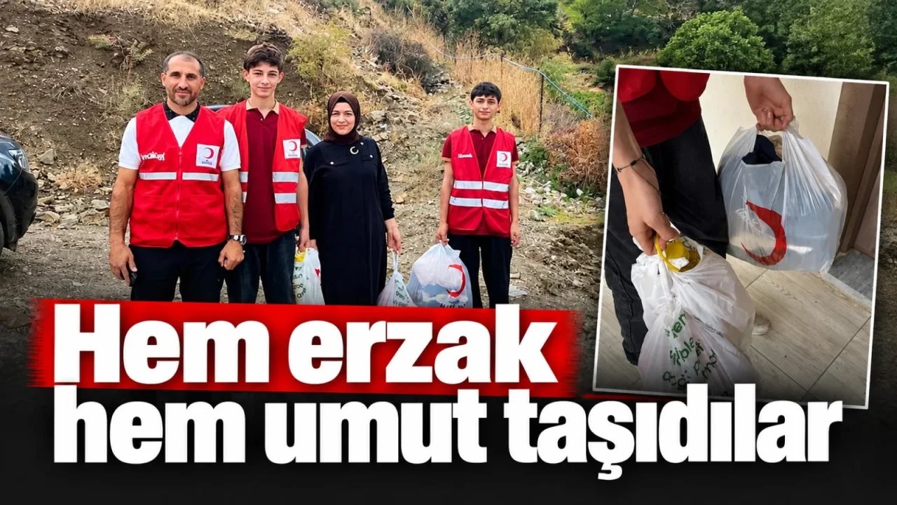 Öğrenciler İhtiyaç Sahiplerine Gıda Yardımı Yaptı