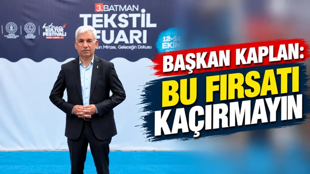 Batman Tekstil Fuarı, Yerel Ticareti Canlandıracak