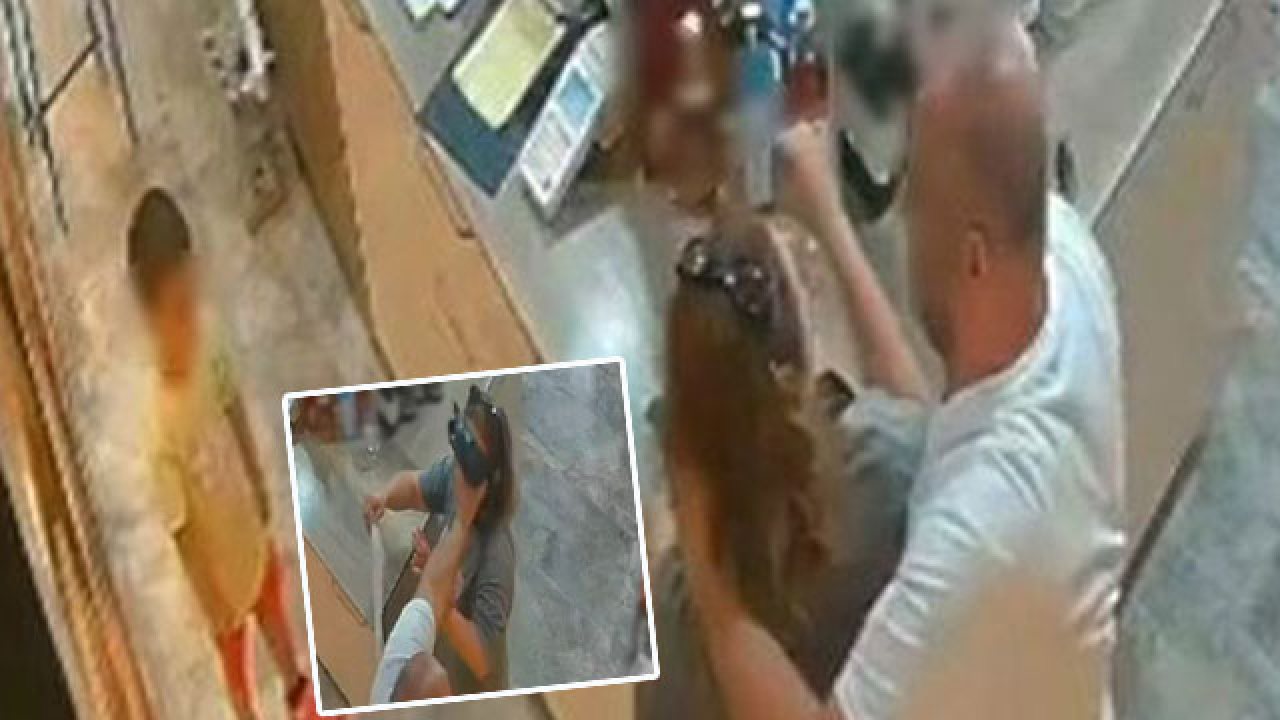 İzmir’de Çocuğun Önünde Boğma Girişimi Kameralara Yansıdı