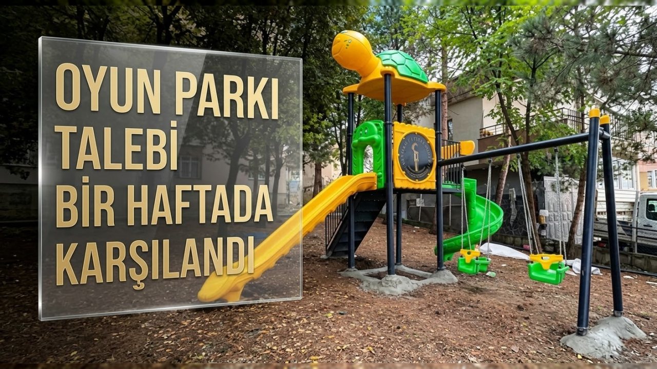 Değirmenüstü İlkokulu’na Oyun Parkı Kuruldu