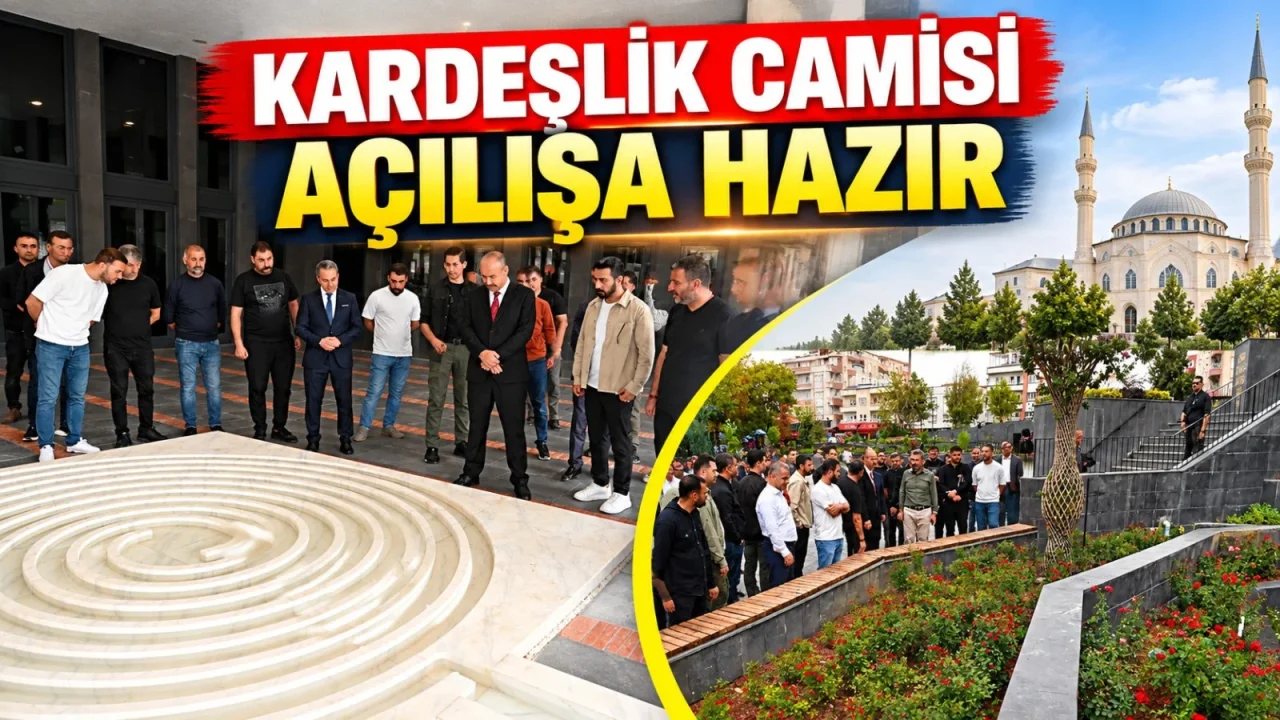 Kardeşlik Camisi Açılışa Hazır, Vali Canalp İncelemelerde Bulundu