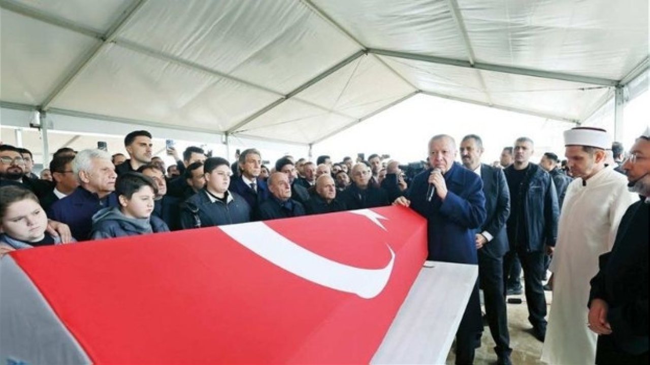 Cumhurbaşkanı Erdoğan, Gültekin’in Cenaze Törenine Katıldı