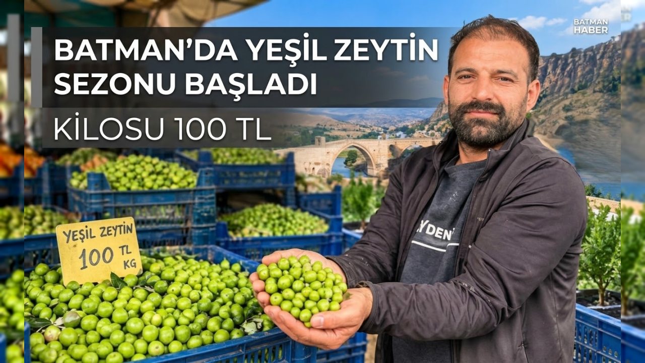 Batman’da Zeytin Satışları Artıyor