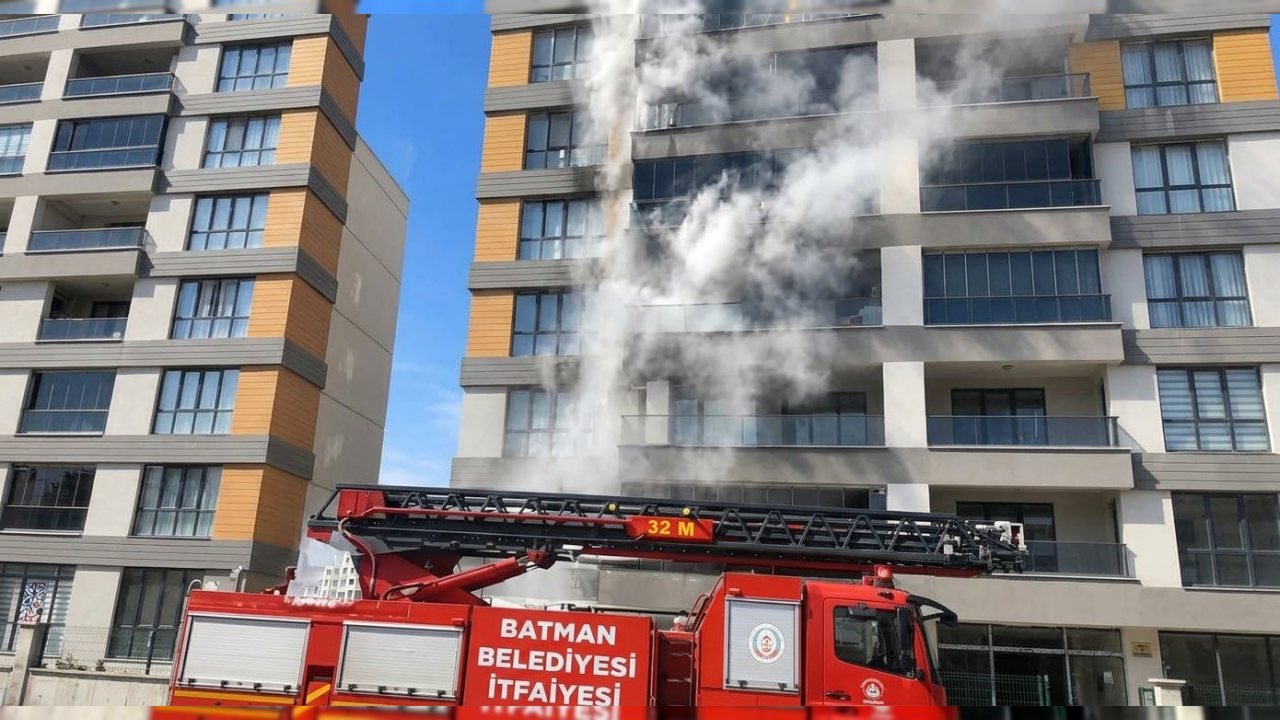 Belde Mahallesi’nde çıkan yangında can kaybı yaşanmadı