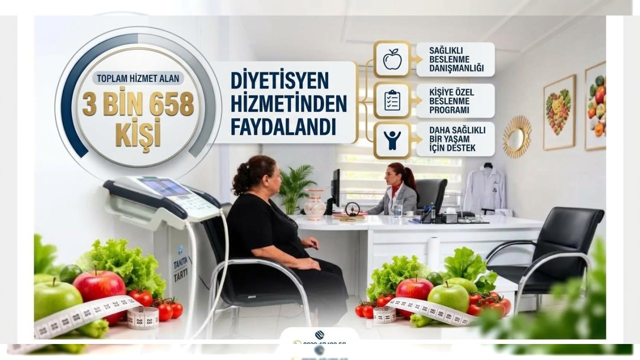 Batman’da 3 Bin 658 Kişi Diyetisyen Hizmetinden Yararladı