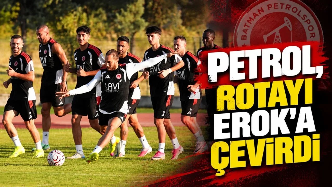 Erokspor Maçı Öncesi Batman Petrolspor Antrenmanlarına Hız Verdi