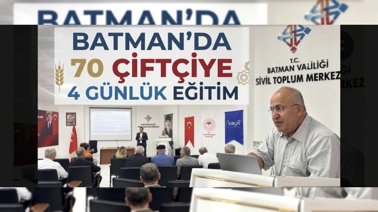 Batman’da 70 Çiftçiye Tütün Yetiştiriciliği Eğitimi Verildi