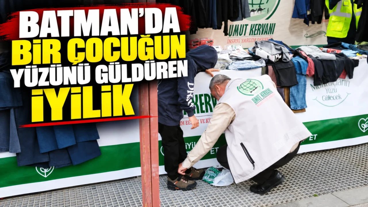 Batman’da İhtiyaç Sahibi Çocuğa Yardım Eli Uzatıldı