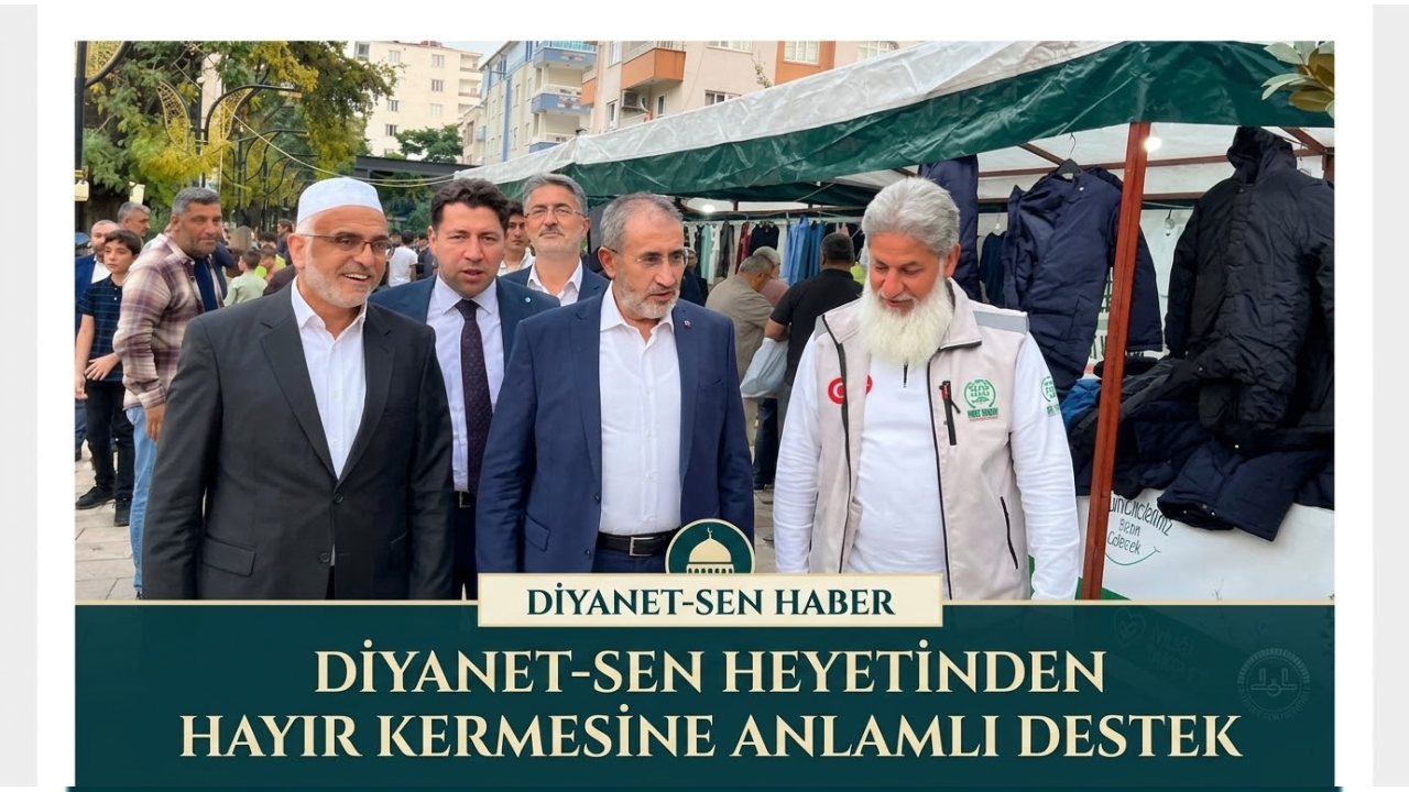 Diyanet-Sen Heyeti, Kermeste İhtiyaç Sahiplerine Destek Oldu