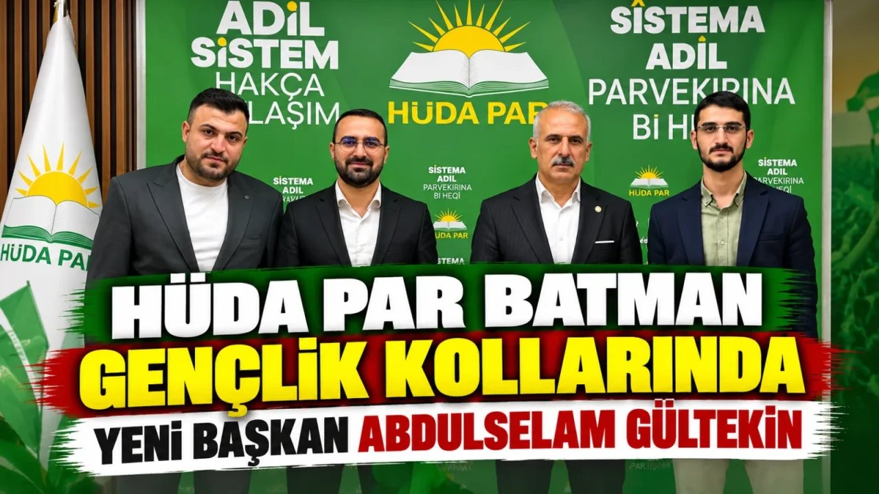 Batman’da HÜDA PAR Gençlik Kolları’nda Başkan Değişimi